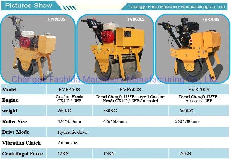 Fasta Fvr850 Ride on Road Roller Best Quality Promotion Full Hydraulic Road Roller Compctor